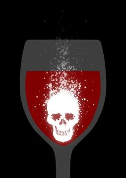 Spiked Drink Illustrazione stock