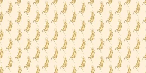 Spikelets of wheat background Vector graphics イラスト素材