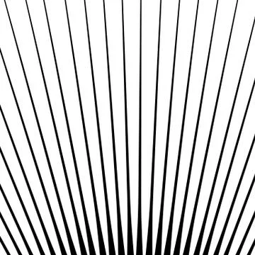 Spikes spreading from a central point. Geometric illustration. Spokes, radial イラスト素材