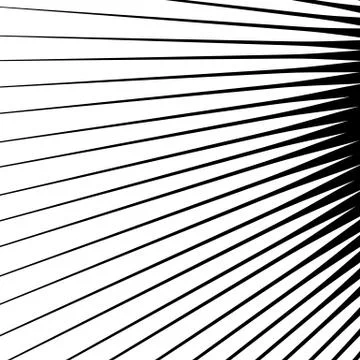 Spikes spreading from a central point. Geometric illustration. Spokes, radial イラスト素材