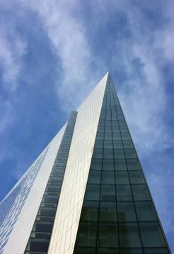 Spiky skyscraper vertical Stock Photos