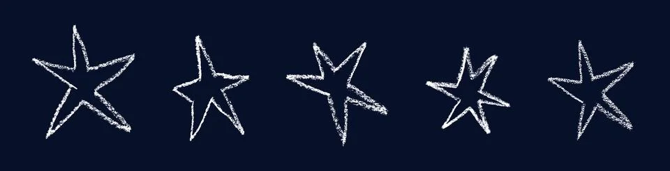 Spiky star scribble with irregular, pointy shape and abstract spark design. Stock Illustration