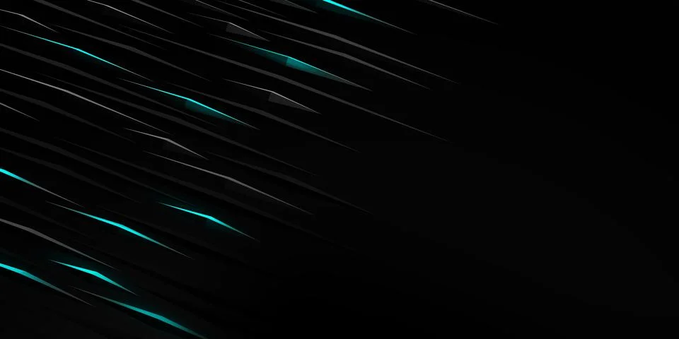 Spiky triangle abstract geometric background 3d illustration Stock Illustration