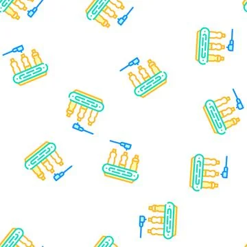 Spill conveyor color icon vector symbol illustration Stock Illustration