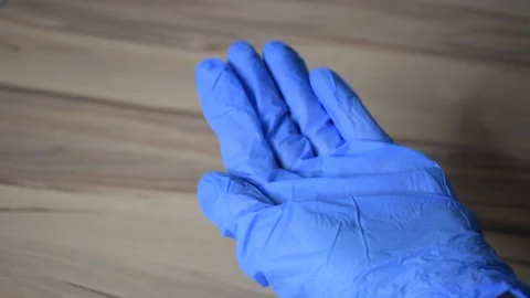 Spill pills on your hand Video stock 234341820