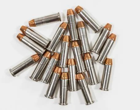 Spilled bullets Stock Photos