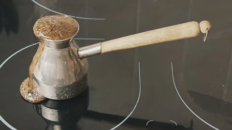 Spilled coffe 1 Stock Footage 264879912