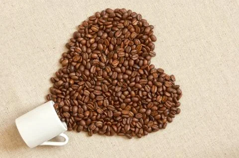 Spilled coffee Stock Photos