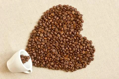 Spilled coffee Stock Photos