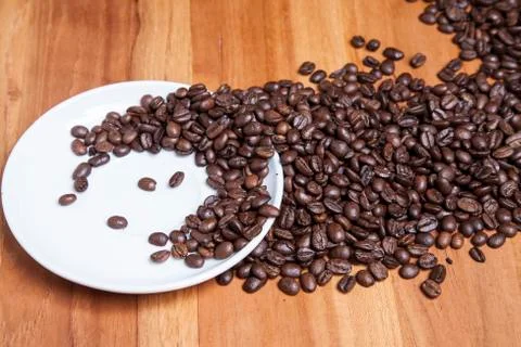 Spilled coffee Stock Photos