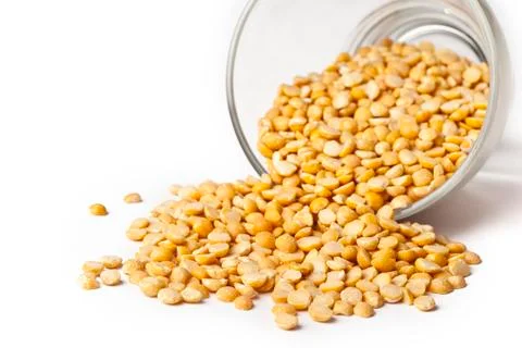 Spilled corn grains Stock Photos