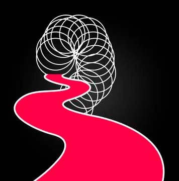 Spilled design background Stock Illustration