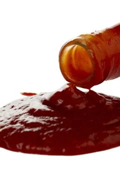 Spilled ketchup Stock-Fotos