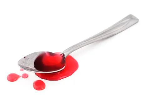 Spilled Medicine Foto stock