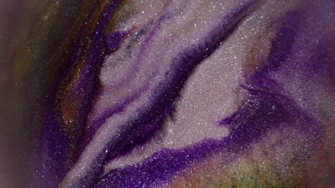 Spilling glitter ink blur shimmer liquid acrylic Stock Footage 319956369
