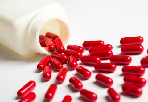 Spilling pills Stock Photos