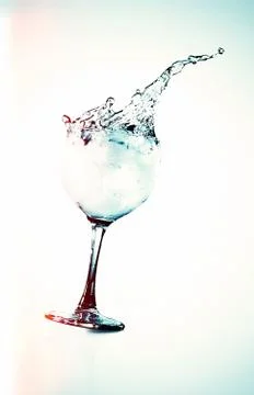 Spilling Wine Stock Photos