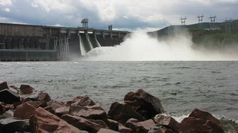 Spillway 01 Stock Footage 741498