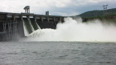 Spillway 02 Stock Footage 741495