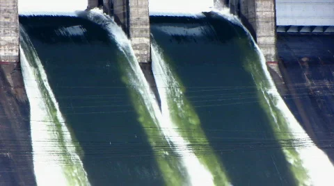 Spillway 05 Stock Footage 741488