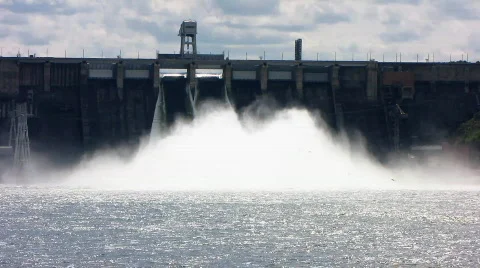 Spillway 09 Stock Footage 741504