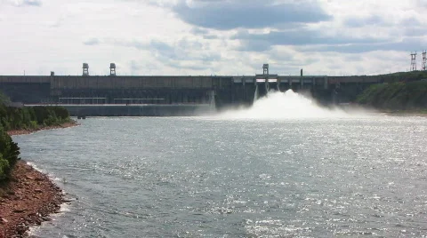 Spillway 10 Stock Footage 741493