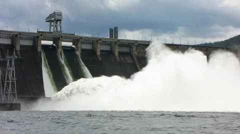 Spillway 11 Stock Footage 741485