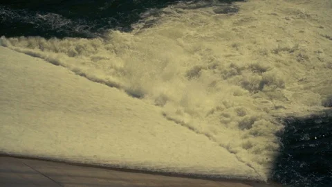 Spillway Dam Stock Footage 99674756