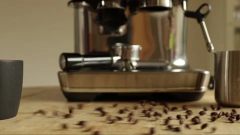 Spilt Coffee Beans Stock Footage 131501499