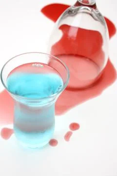 Spilt Wine Stock Photos