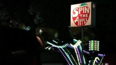 Spin the Apple, Octopus, Spider in Background Stock Footage 26659426