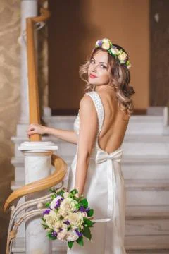 Spin Bride Dress Stock Photos