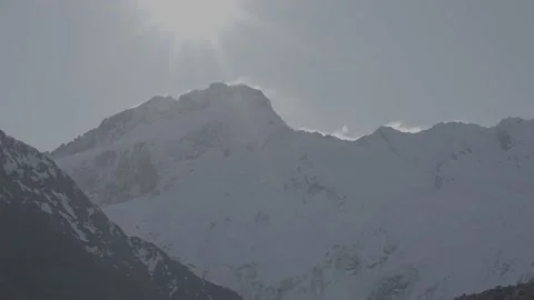 Spin Drift Timelapse on Mountain Peak 库存影片 223457475
