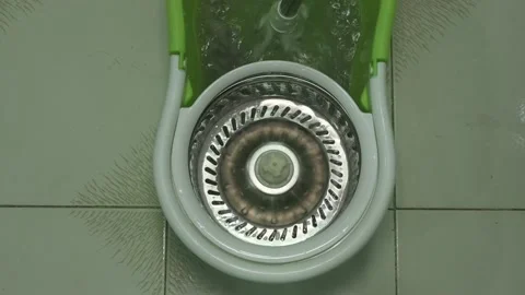 Spin Easy Mop Stock Footage 137982574