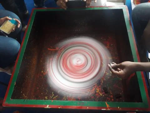 Spin Painting Stock Photos
