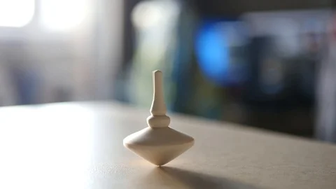 Spin the spiner and keep the balance. HD, 1920x1080, slow motion Stock Footage 126628677
