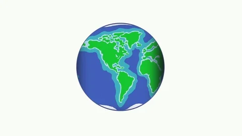 Spin world Stock Footage 82289632