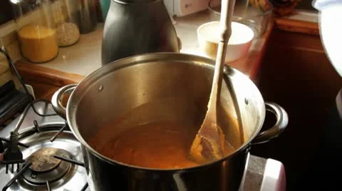 Spinach Add Chick Pee Soup.mp4 스톡 동영상 10766724