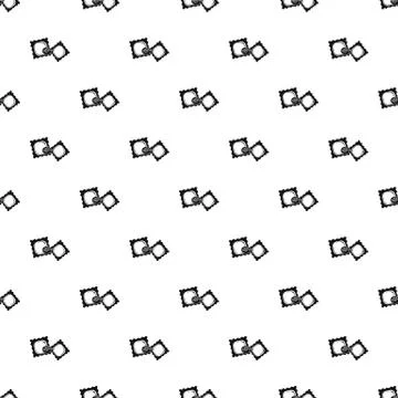 Spinach biscuits pattern seamless vector Stock Illustration