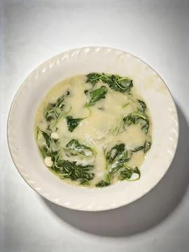 Spinach creamy 스톡 사진