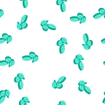 Spinach green isometric icon seamless pattern Stock Illustration