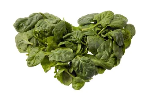 Spinach heart Stock Photos