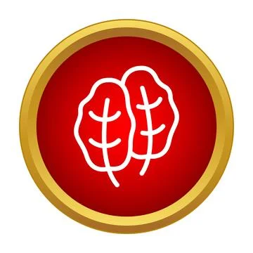 Spinach leaves icon representing healthy organic food Stock Illustration