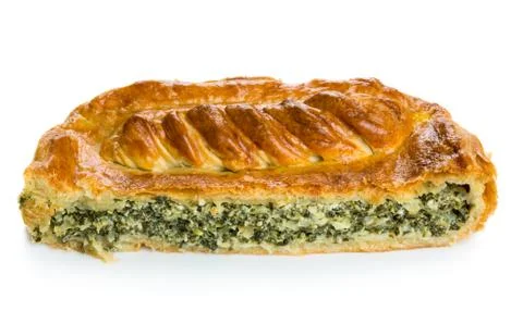 Spinach pie Stock Photos