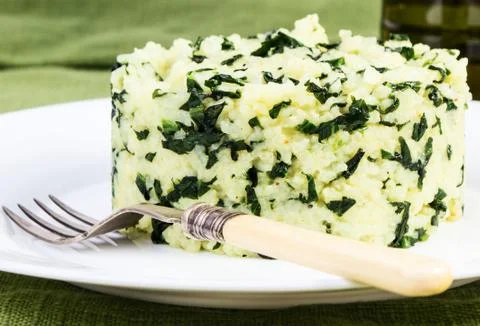 Spinach rice Stock Photos