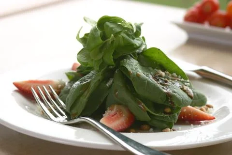 Spinach salad Stock-Fotos