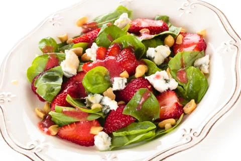 Spinach salad. Stock Photos