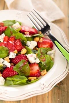 Spinach salad. Stock Photos