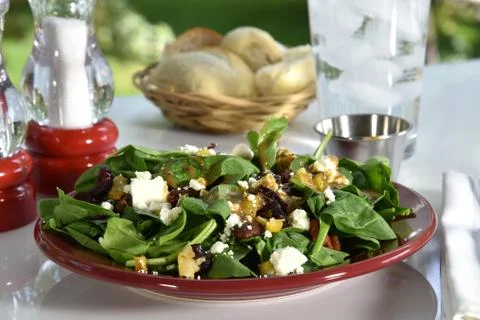 Spinach Salad Stock Photos
