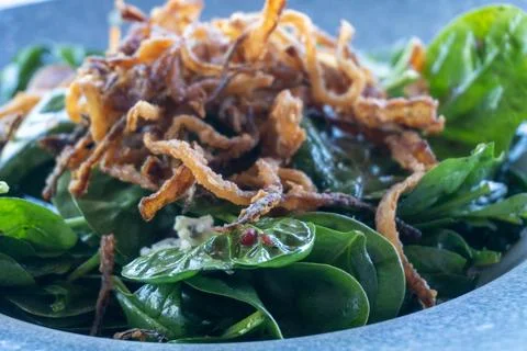 Spinach Salad Foto stock